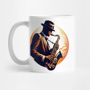 Jazz Saxophone Player Mug